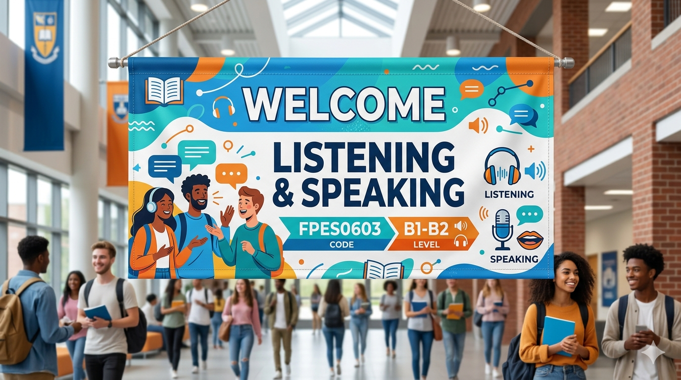Course Image Listening & Speaking Skills ( Spring 2026)